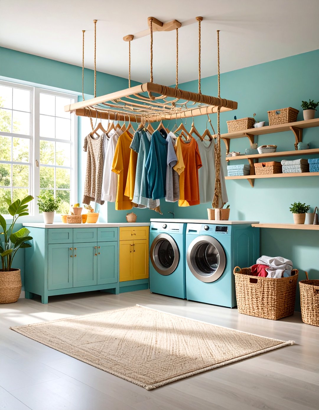 30 Laundry Room Drying Rack Ideas for Better Air Drying - We Love Home Blog