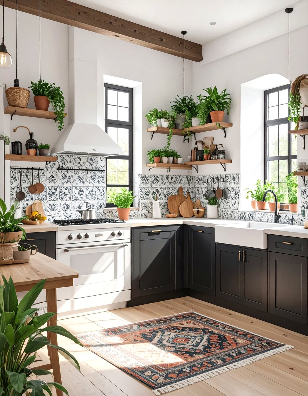 30 Black and White Kitchen Ideas for Modern Homes - We Love Home Blog