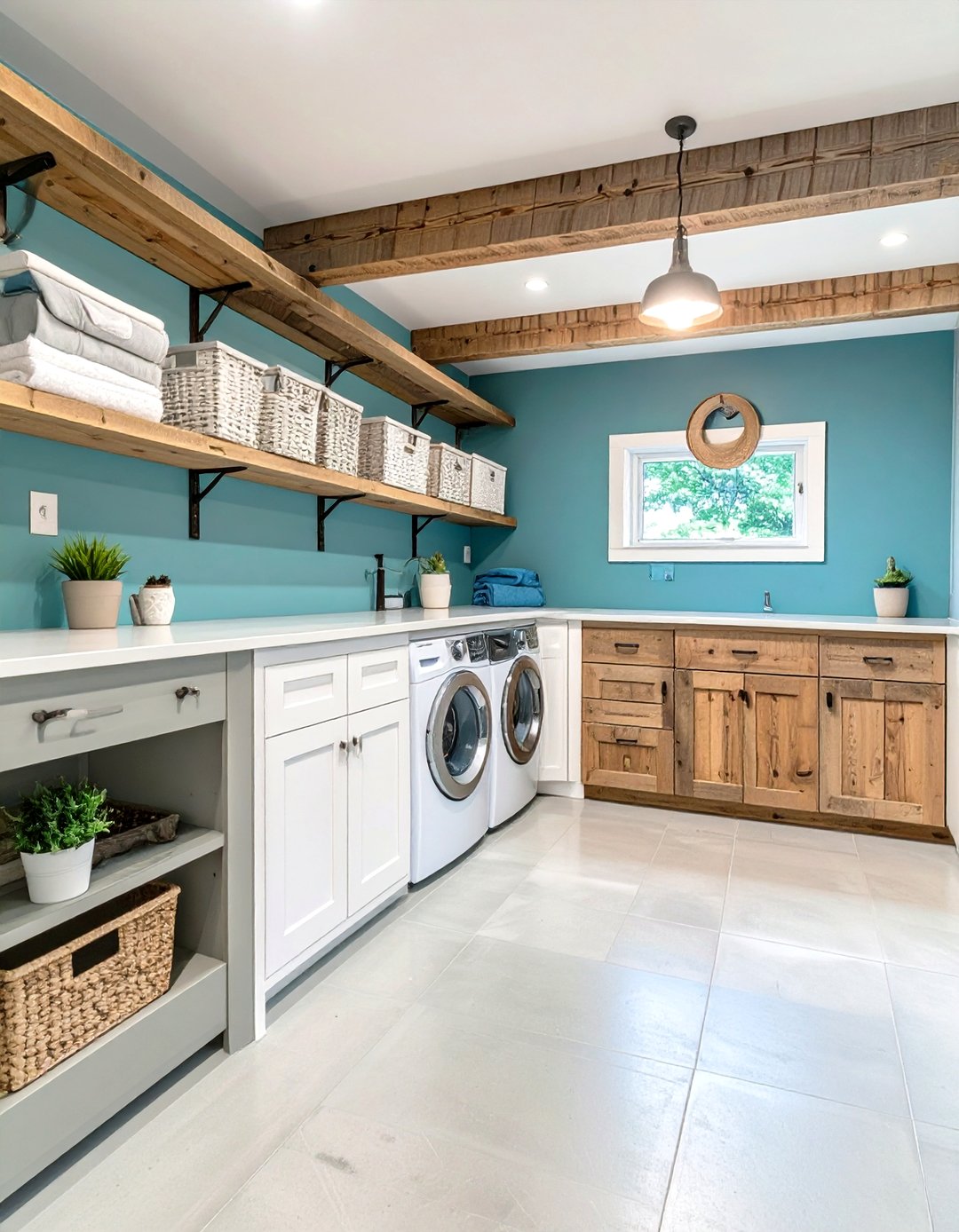30 Functional Garage Laundry Room Ideas and Designs - We Love Home Blog
