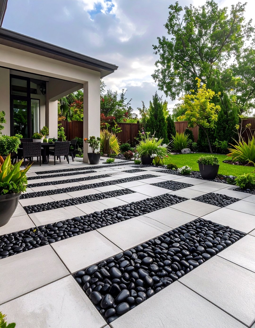 30 Low-Maintenance Garden Ideas With Rocks and Stone - We Love Home Blog