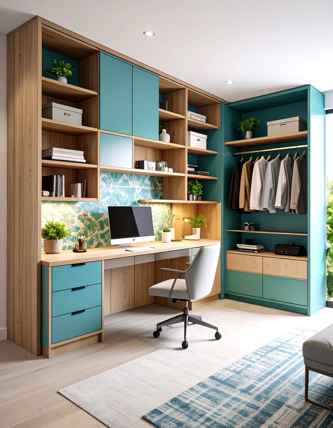 30 Living Room Office Ideas for a Productive Space - We Love Home Blog