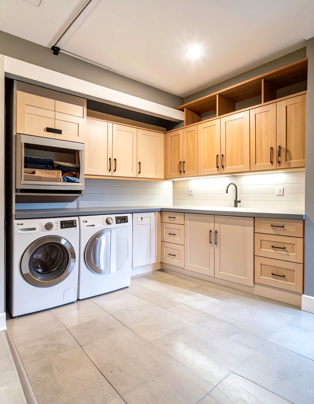 30 Functional Garage Laundry Room Ideas and Designs - We Love Home Blog