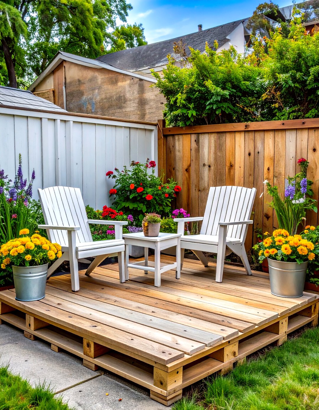 30 Inexpensive Ways to Cover Concrete Patio Ideas - We Love Home Blog