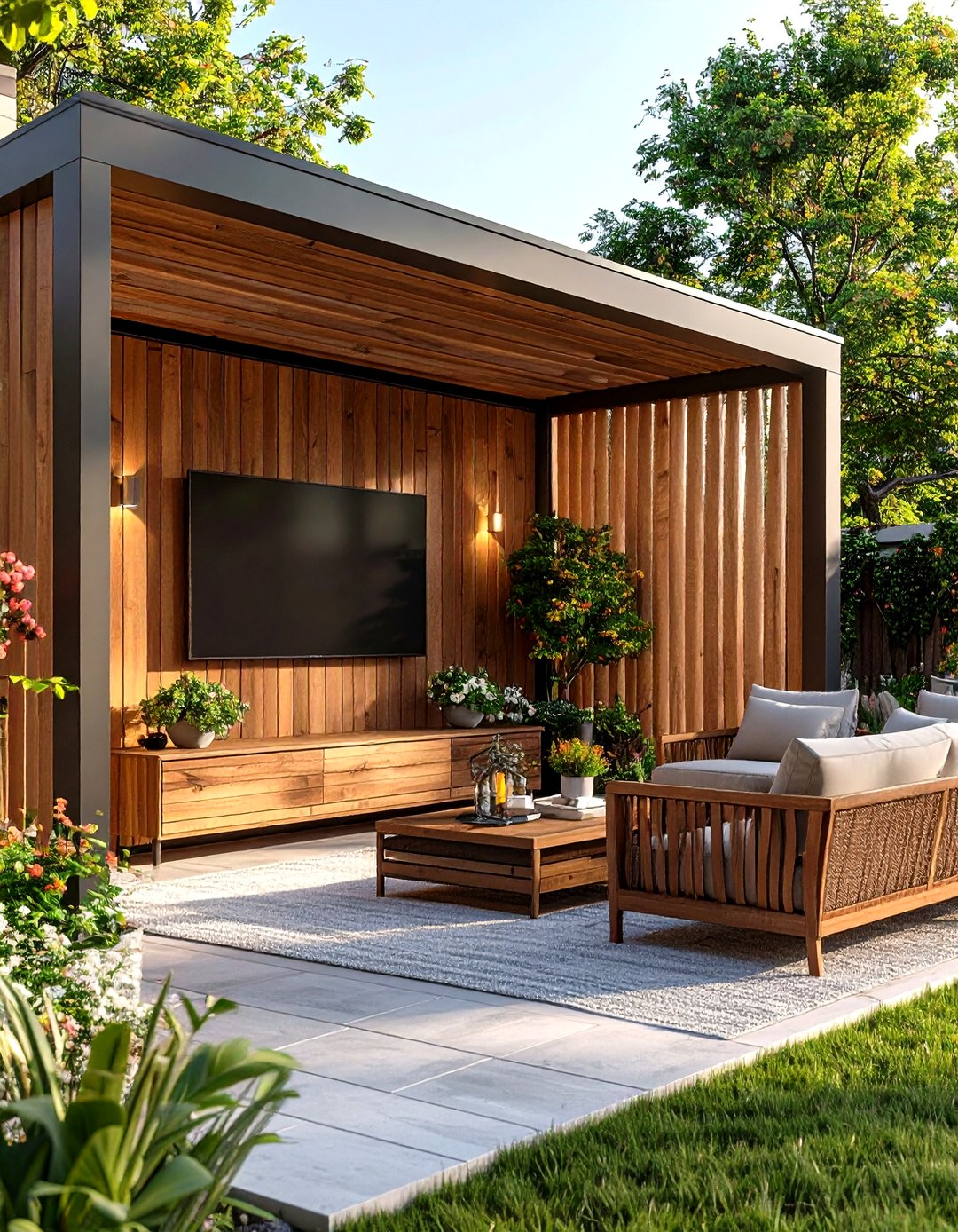 30 DIY Outdoor TV Ideas for the Perfect Garden Space - We Love Home Blog