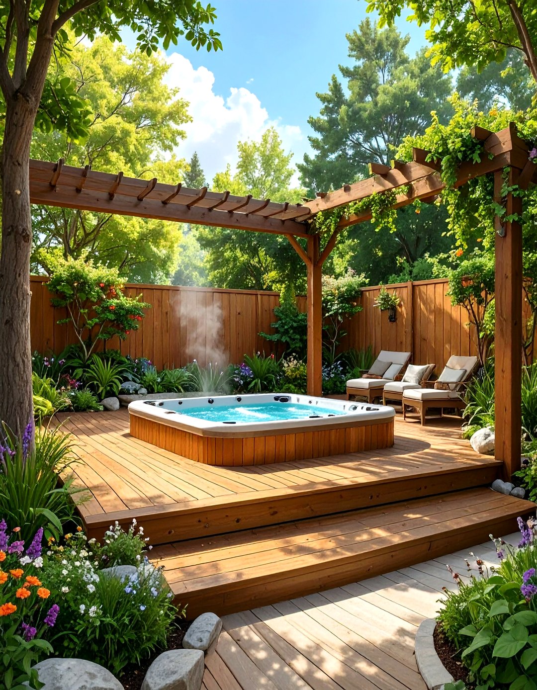 30 Deck Layout Ideas for a Functional Backyard Flow - We Love Home Blog