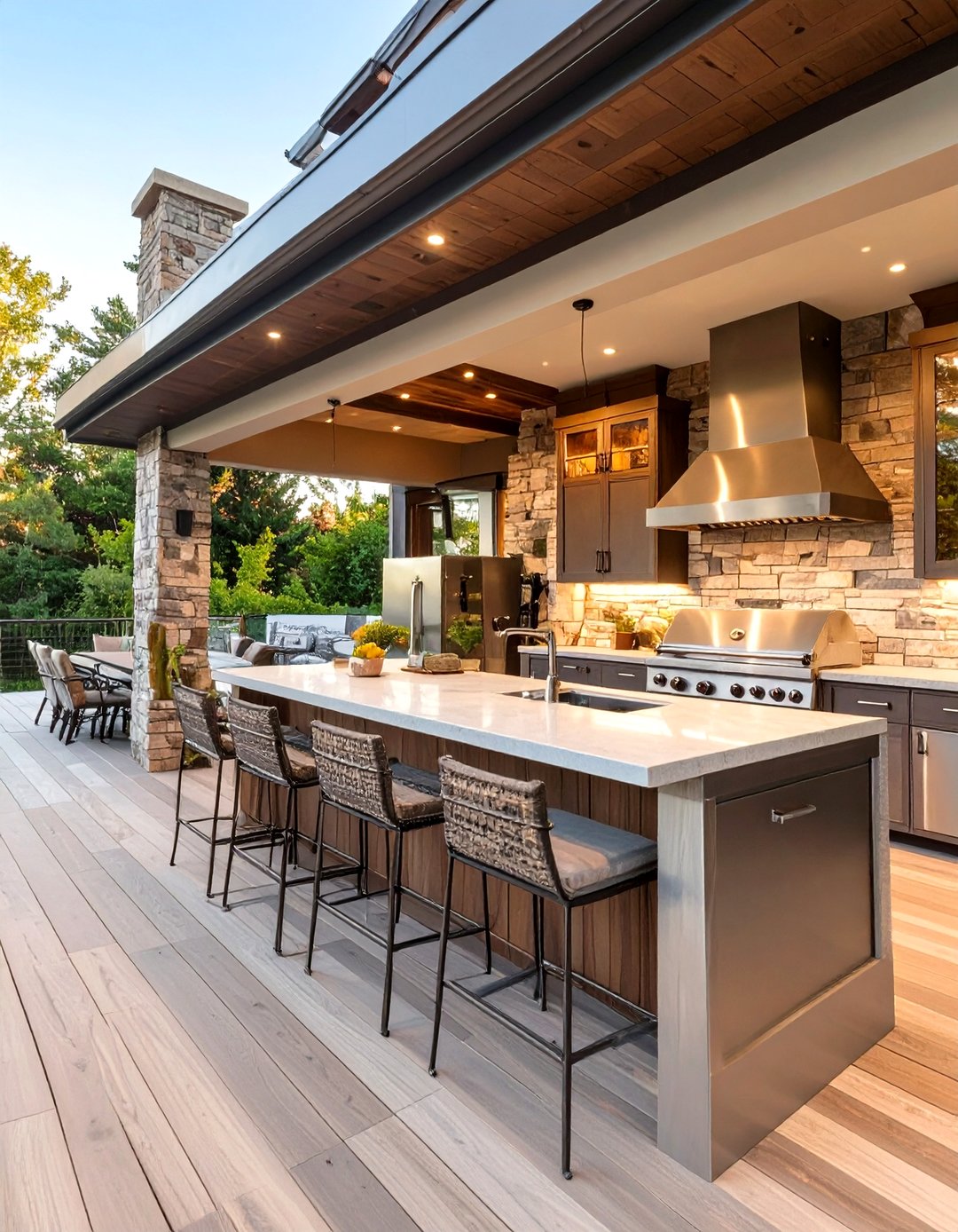 30 Deck Layout Ideas for a Functional Backyard Flow - We Love Home Blog