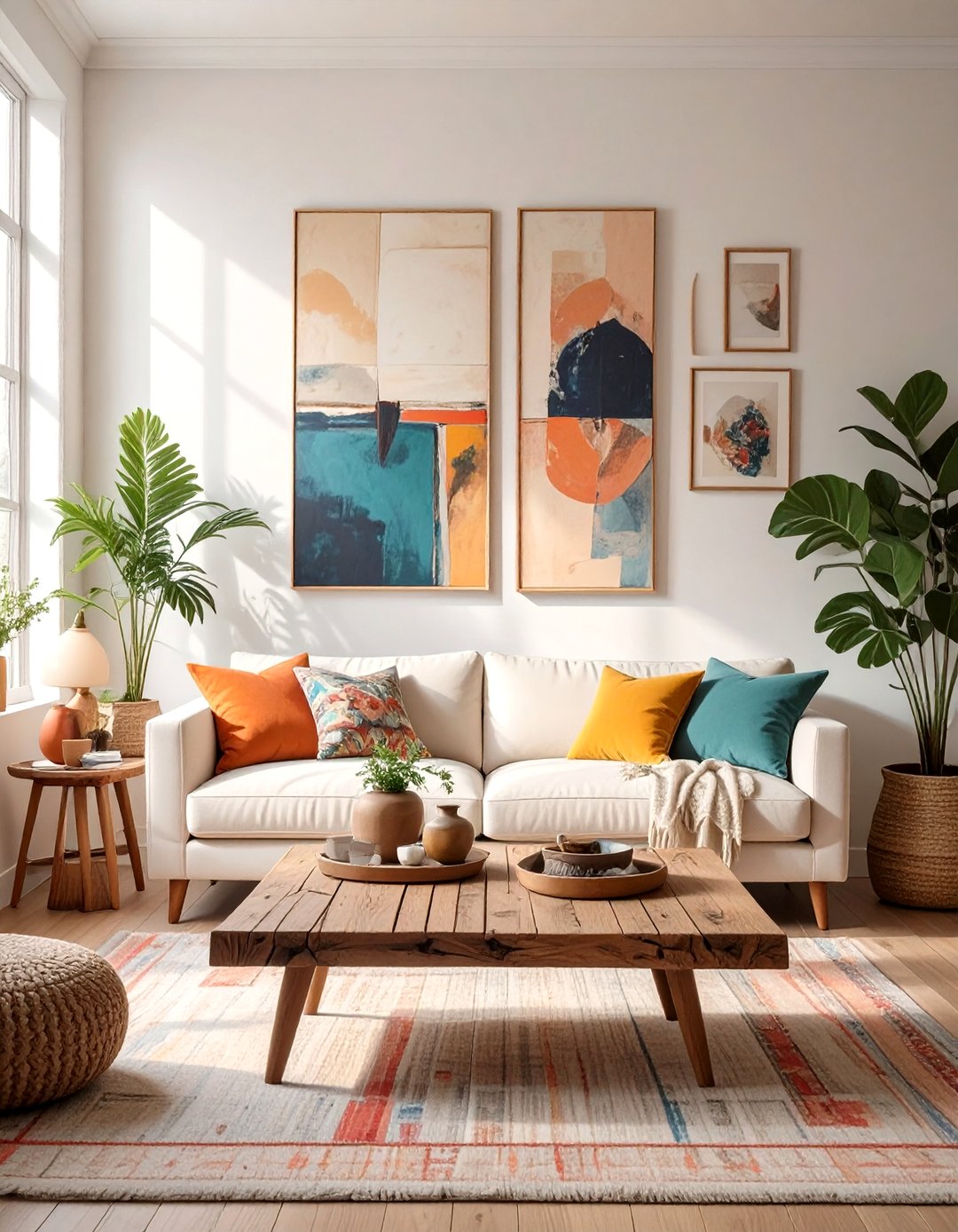 30 AI Mid-Century Living Room Ideas for Vintage Style - We Love Home Blog