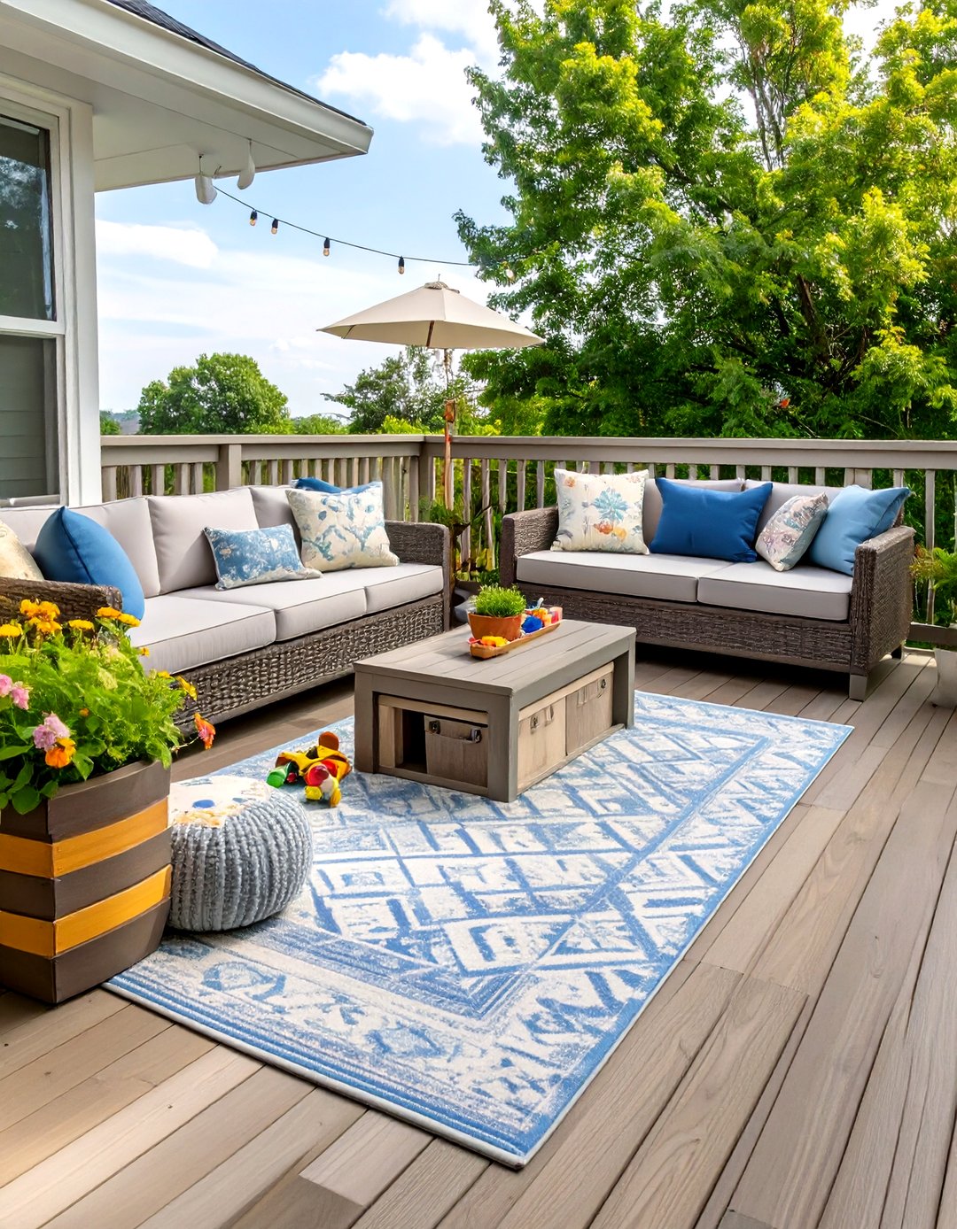 30 Smart Deck Furniture Layout Ideas for Maximum Space - We Love Home Blog