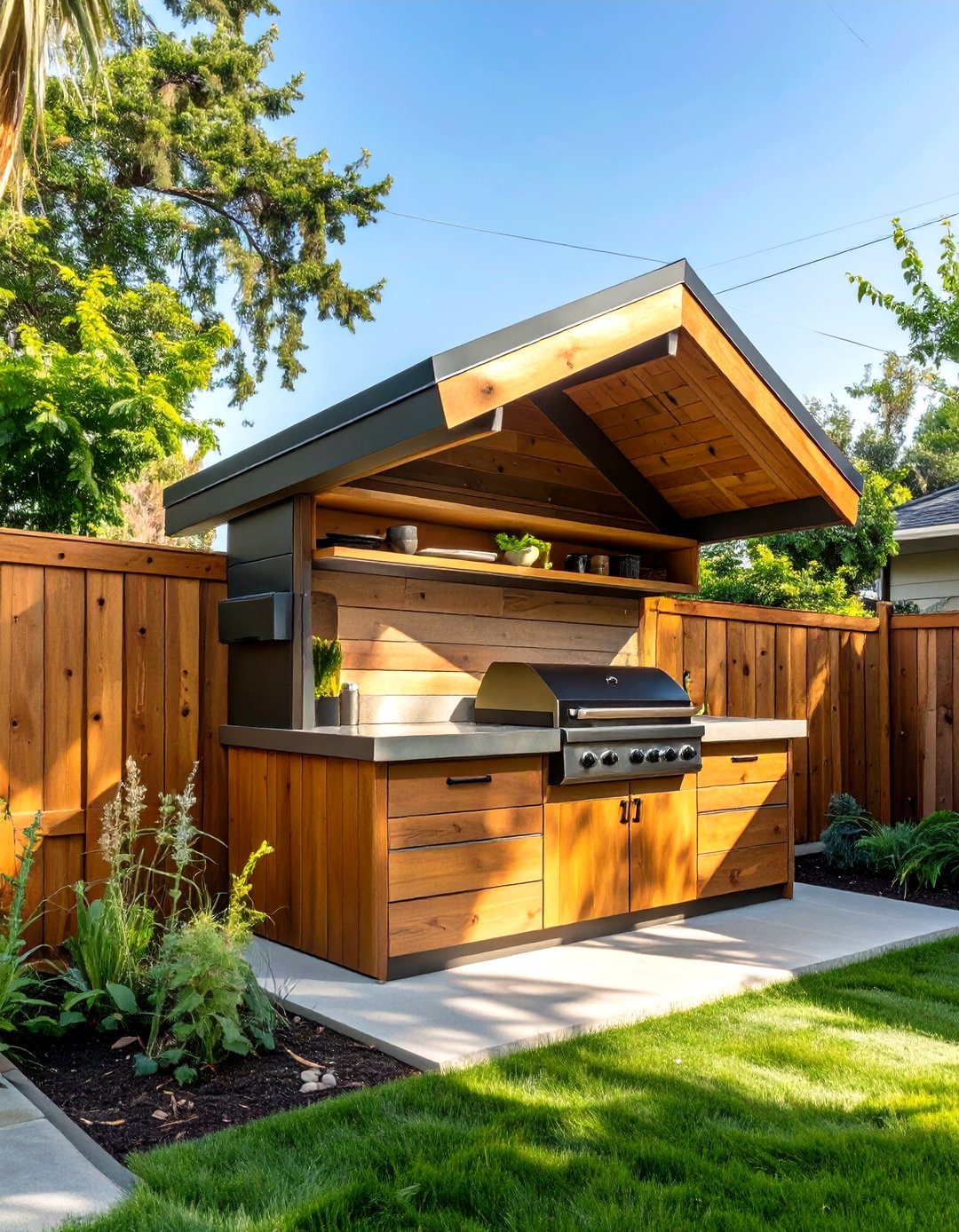 30 Inexpensive Covered Outdoor Kitchen Ideas for Patios - We Love Home Blog