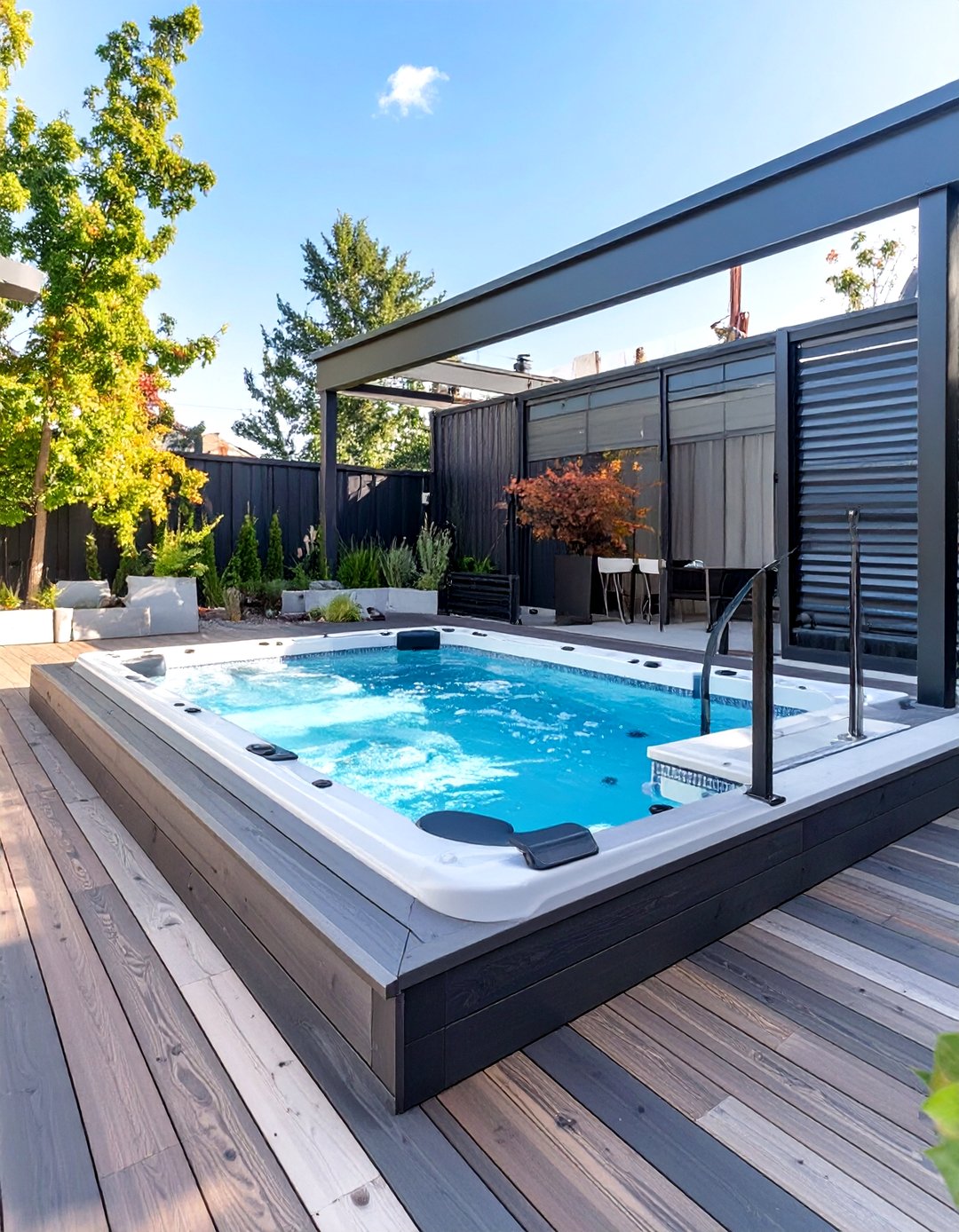 30 Backyard Swim Spa Deck Ideas for Ultimate Luxury - We Love Home Blog