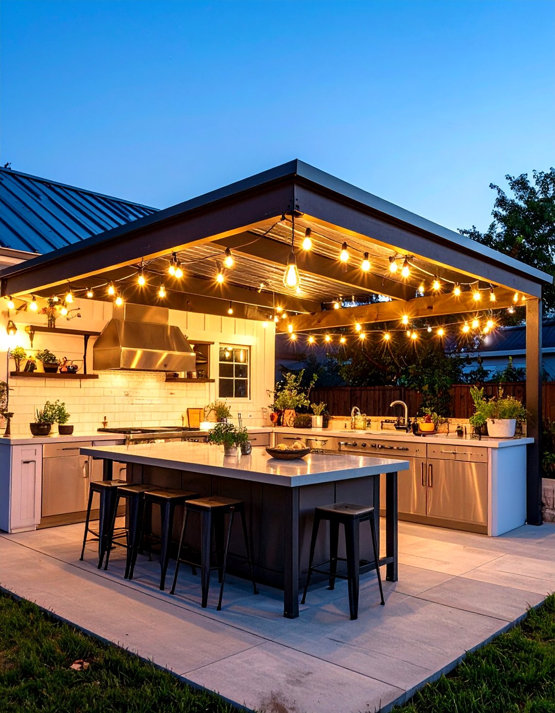 30 Backyard Covered Outdoor Kitchen Ideas for Home Chefs - We Love Home ...