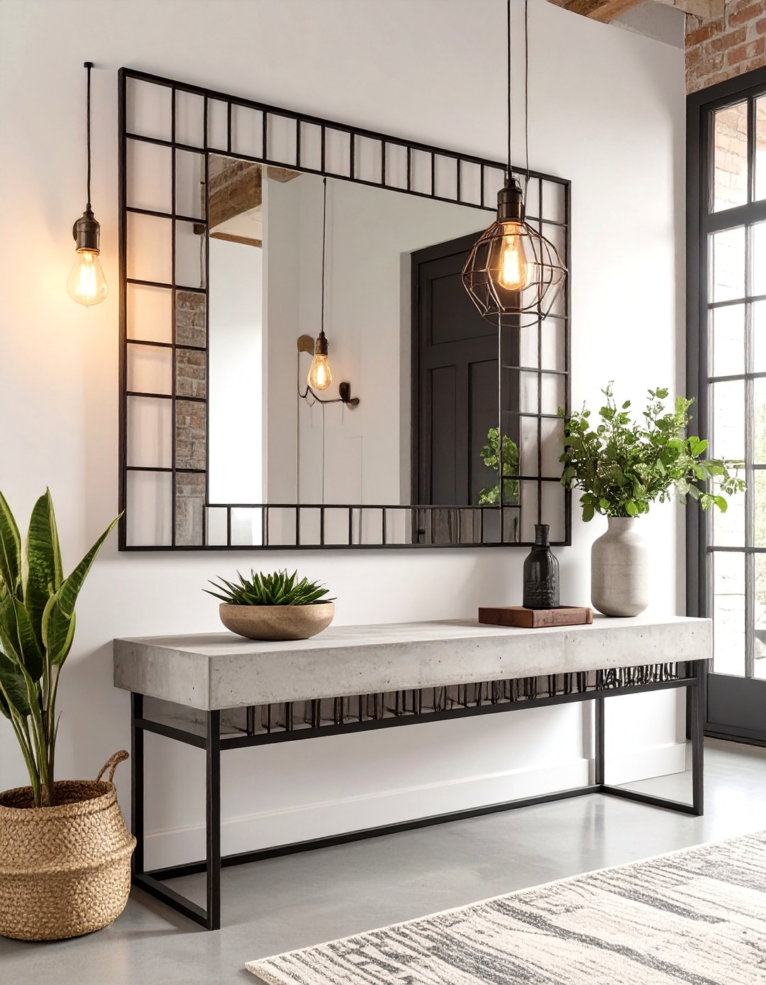 30 Modern Entryway Mirror Ideas to Brighten Your Hall - We Love Home Blog