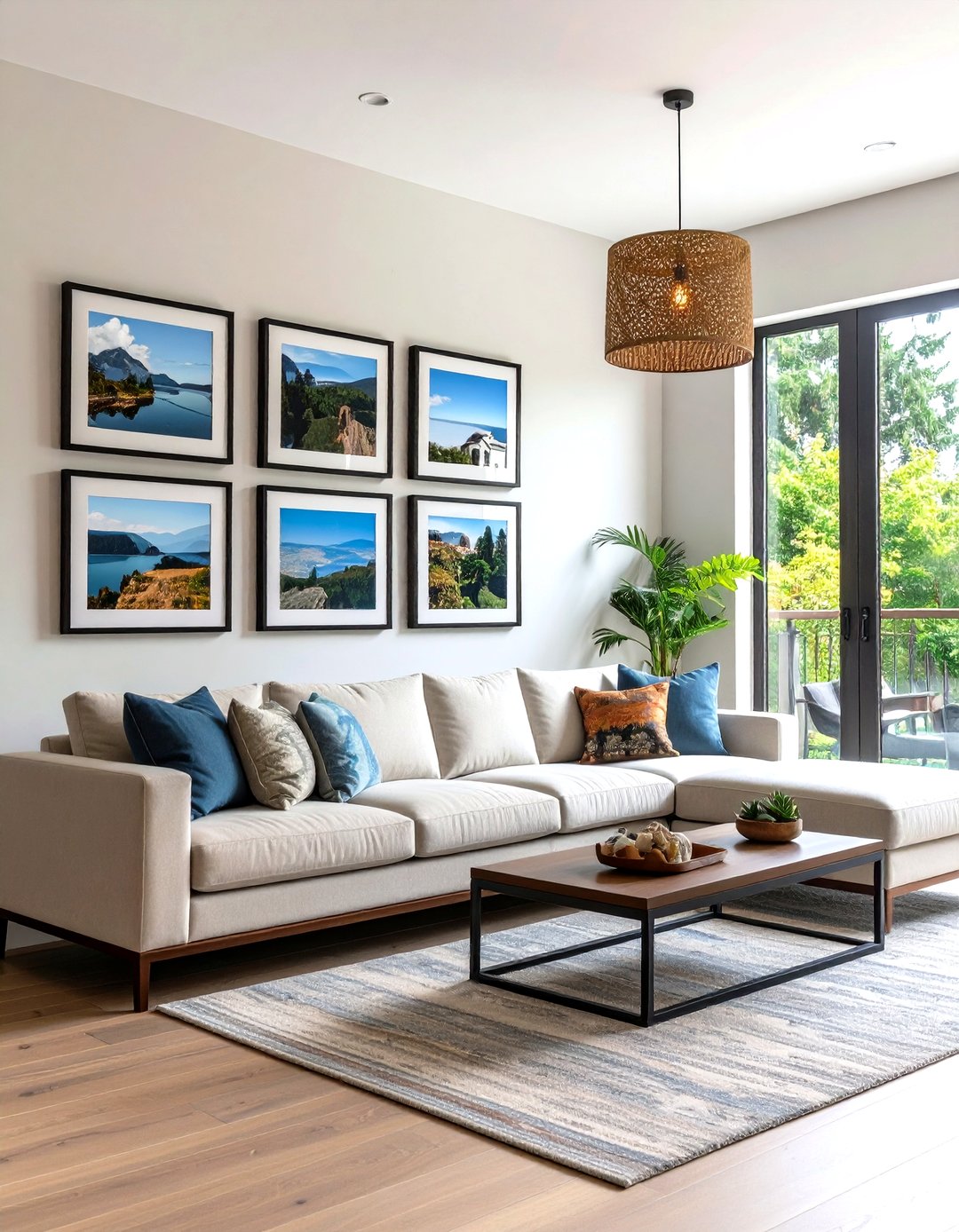 30 Living Room Gallery Wall Ideas to Elevate Art - We Love Home Blog
