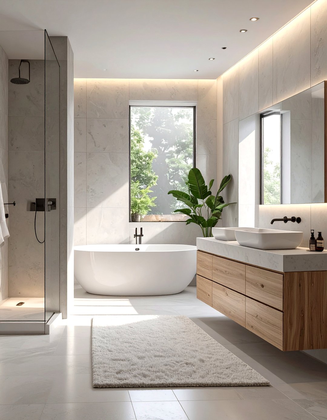 30 Modern Minimalist Bathroom Ideas for a Spa-Like Feel - We Love Home Blog