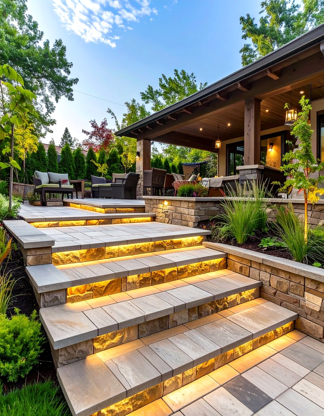 30 Versatile Backyard Paver Ideas for Your Landscape - We Love Home Blog