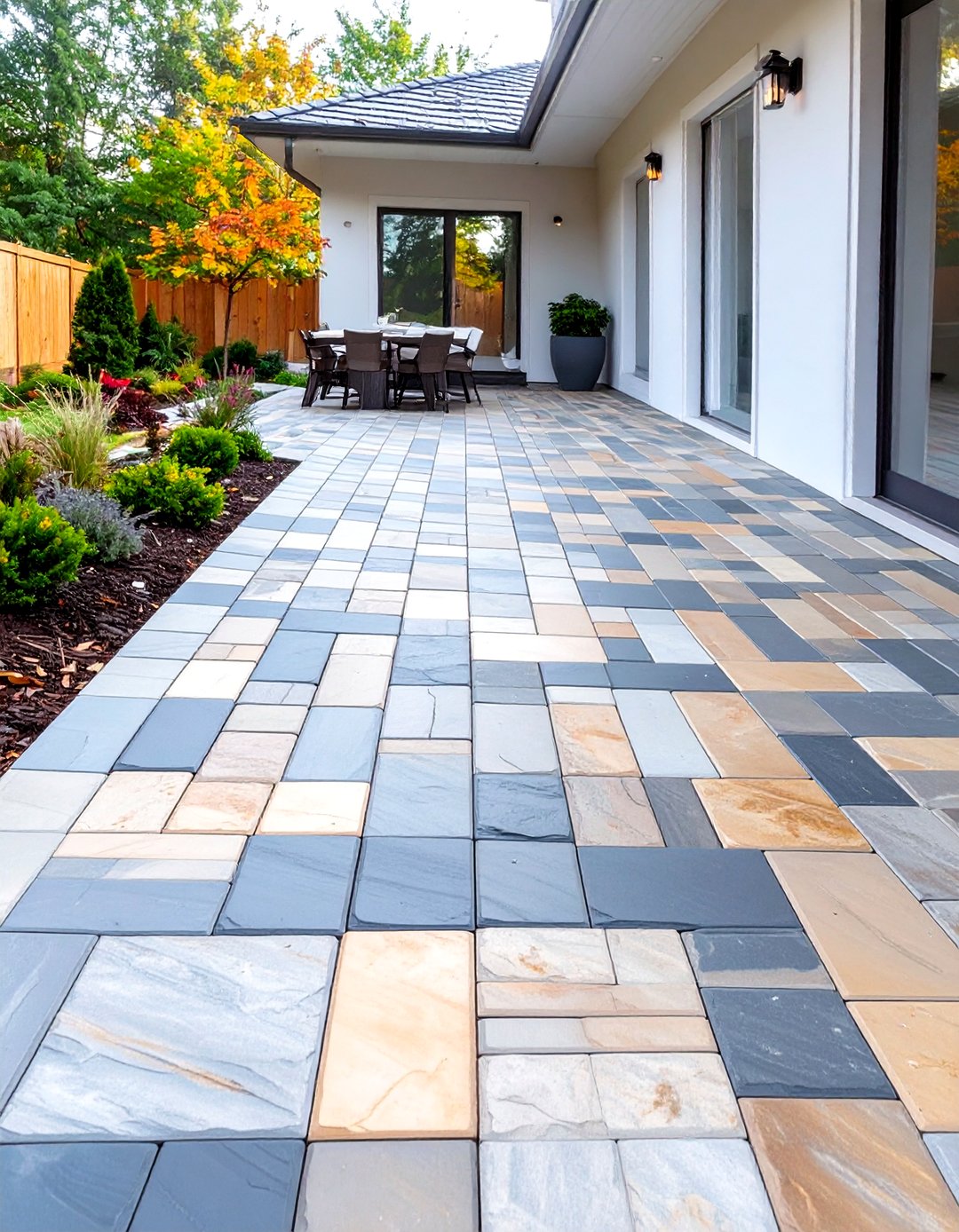 30 Backyard Simple Paver Patio Ideas for Your Yard - We Love Home Blog