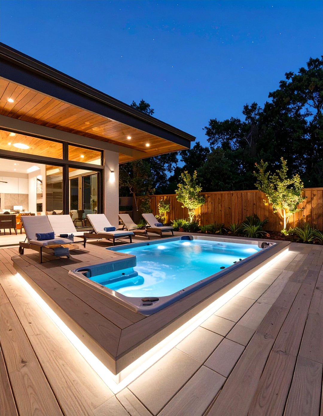 30 Backyard Swim Spa Deck Ideas for Ultimate Luxury - We Love Home Blog