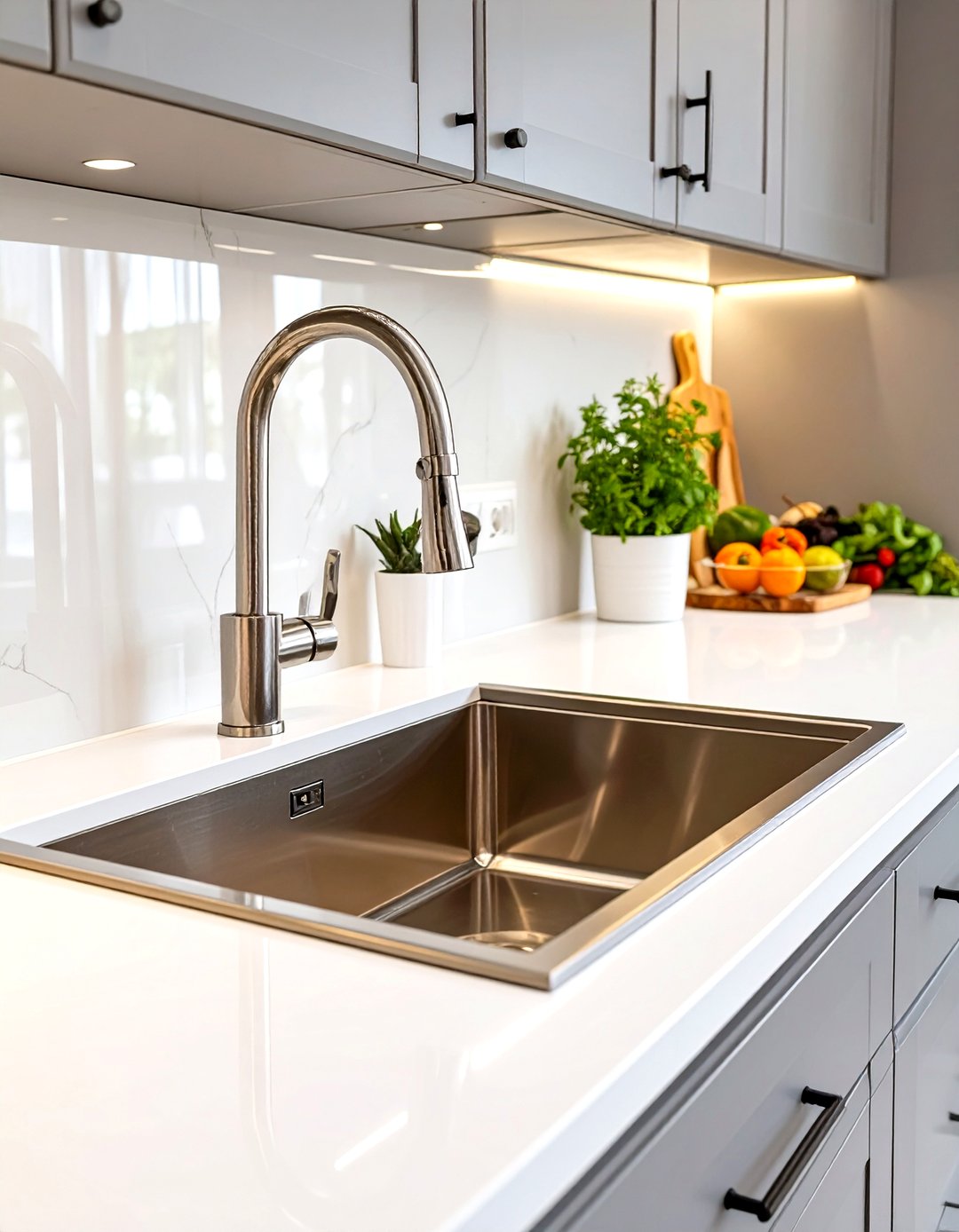 30 Modern Kitchen Sink Design Ideas for Stylish Cleaning - We Love Home ...