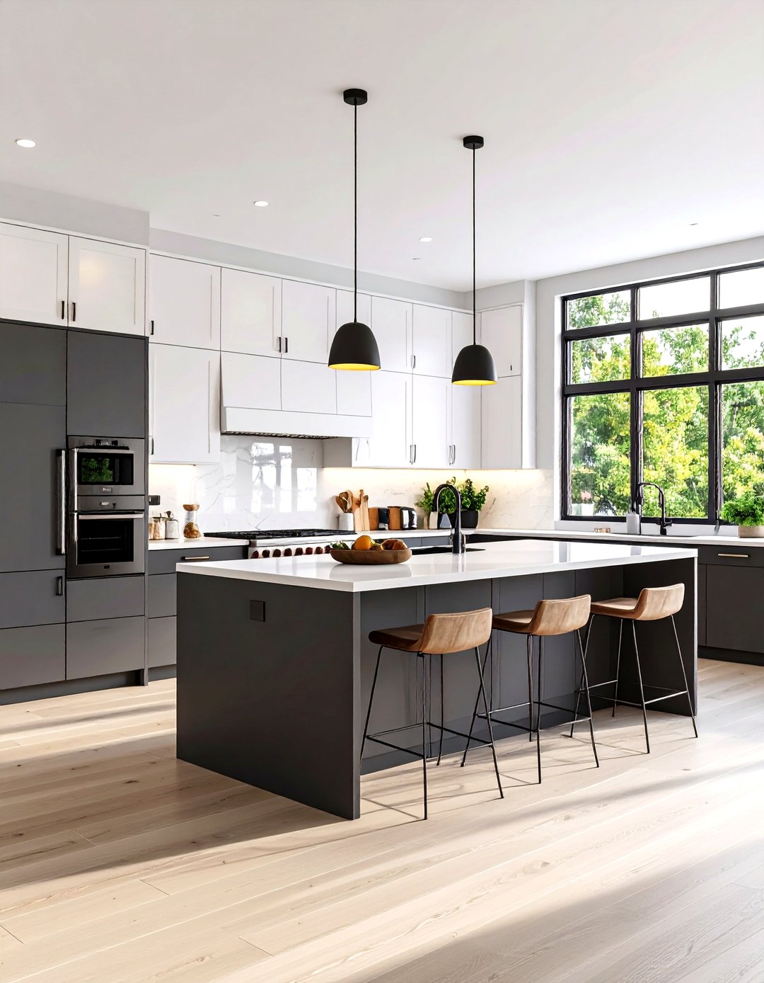 30 Chic Grey and White Kitchen Ideas for a Bright Home - We Love Home Blog