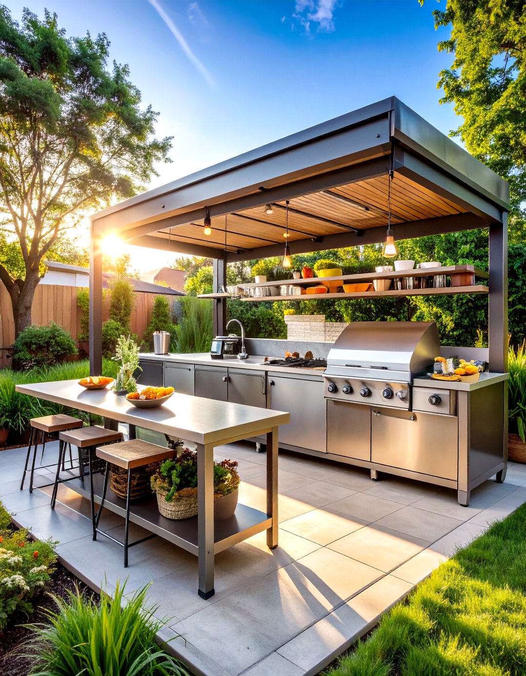 30 DIY Small Outdoor Kitchen Ideas for Any Budget - We Love Home Blog