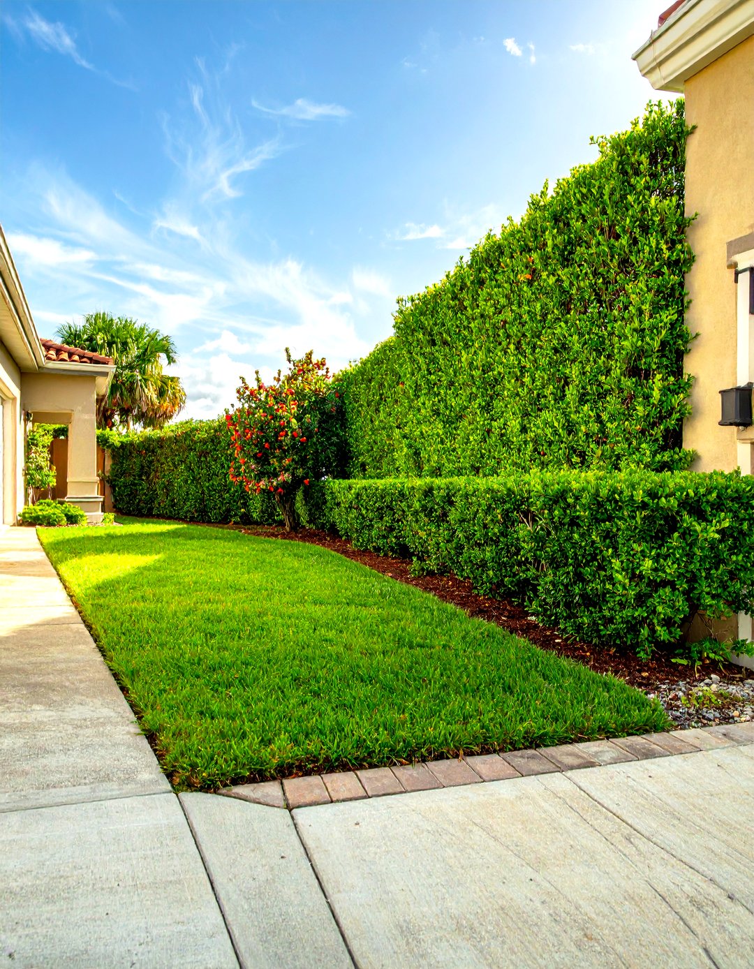 Simple Hedge 30 Low Maintenance Florida Landscaping Ideas for Your Yard - We Love ...