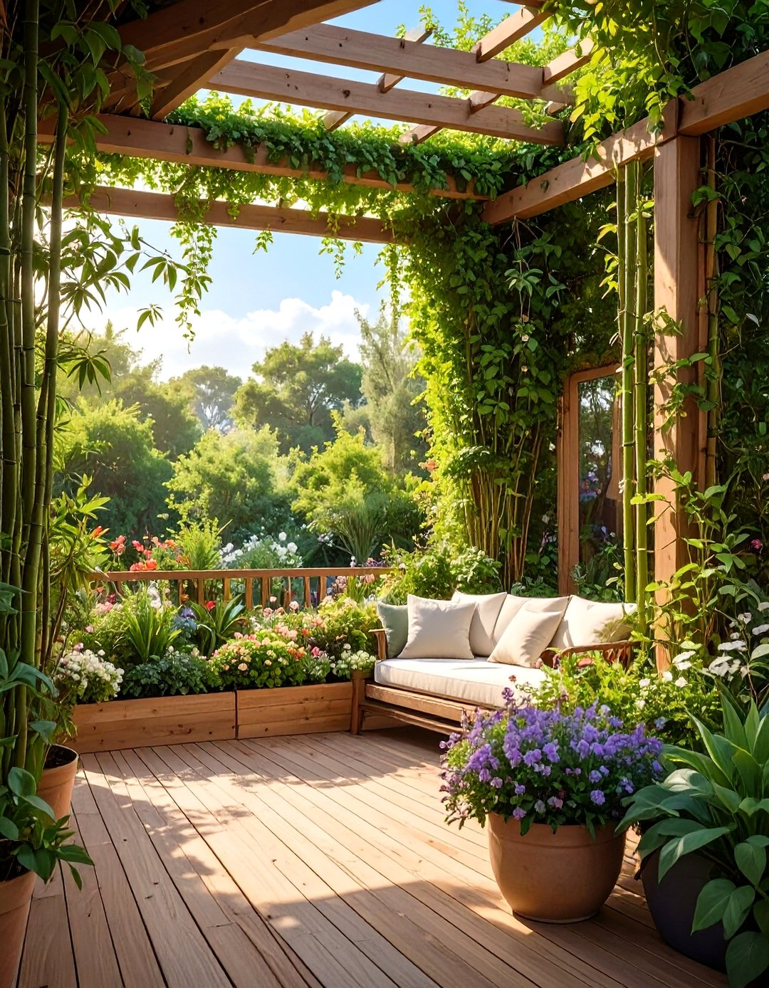 30 Lush Deck Garden Ideas for Your Outdoor Sanctuary - We Love Home Blog