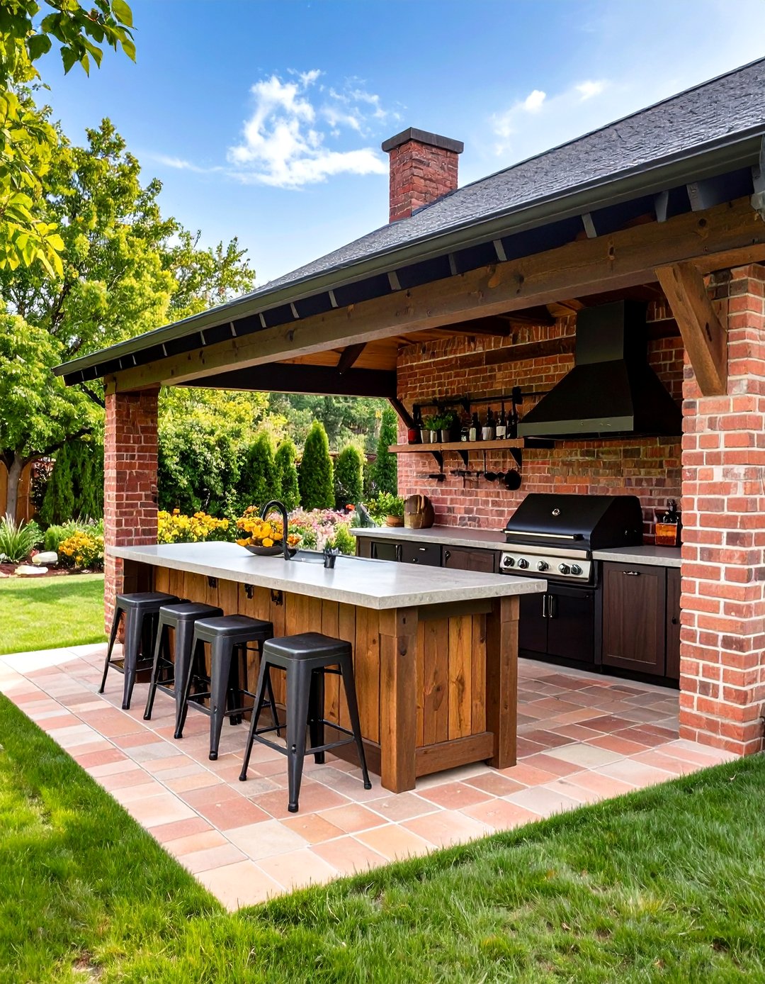 30 DIY Small Outdoor Kitchen Ideas for Any Budget - We Love Home Blog