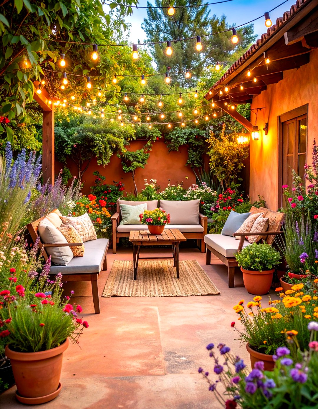 30 Inexpensive Ways to Cover Concrete Patio Ideas - We Love Home Blog