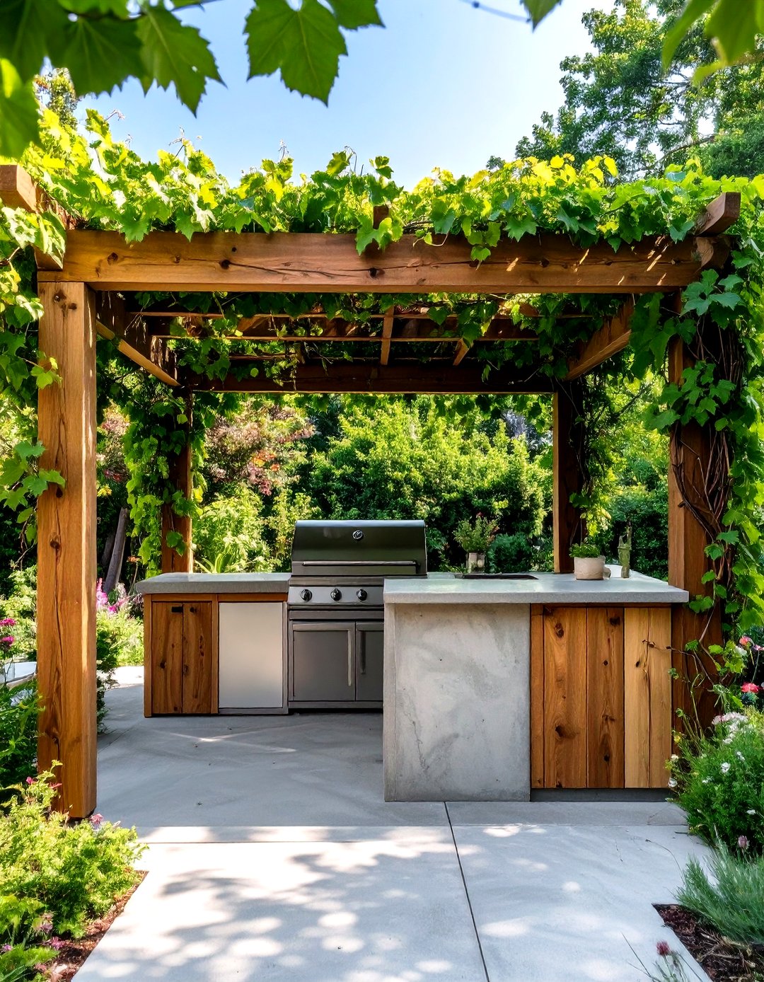 30 Inexpensive Covered Outdoor Kitchen Ideas for Patios - We Love Home Blog