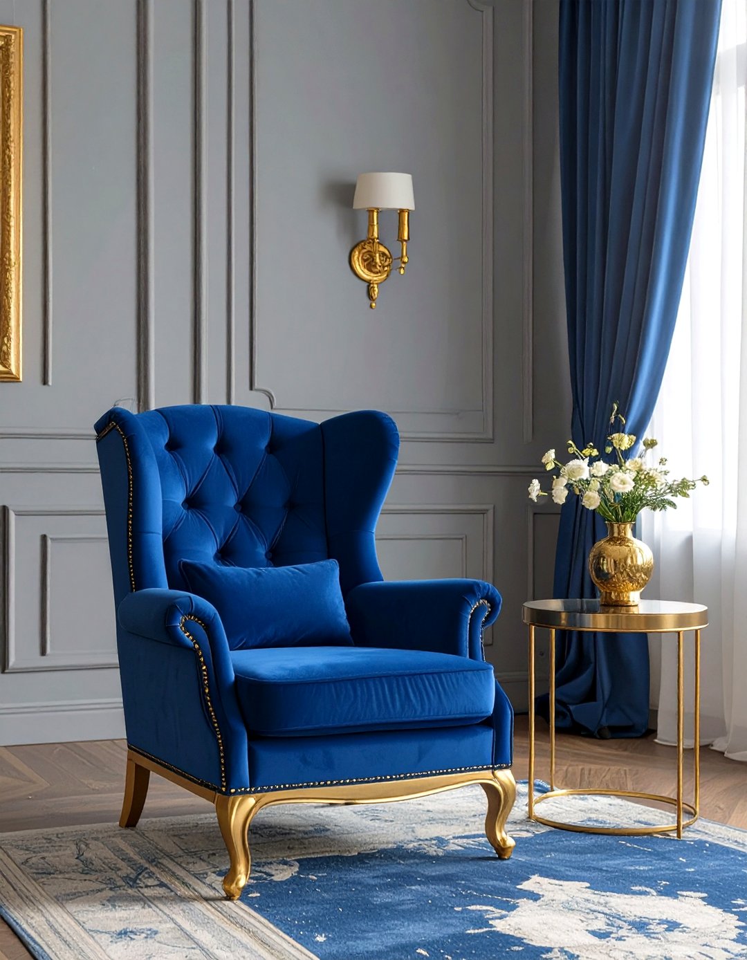 30 Blue and Grey Living Room Ideas for Modern Homes - We Love Home Blog