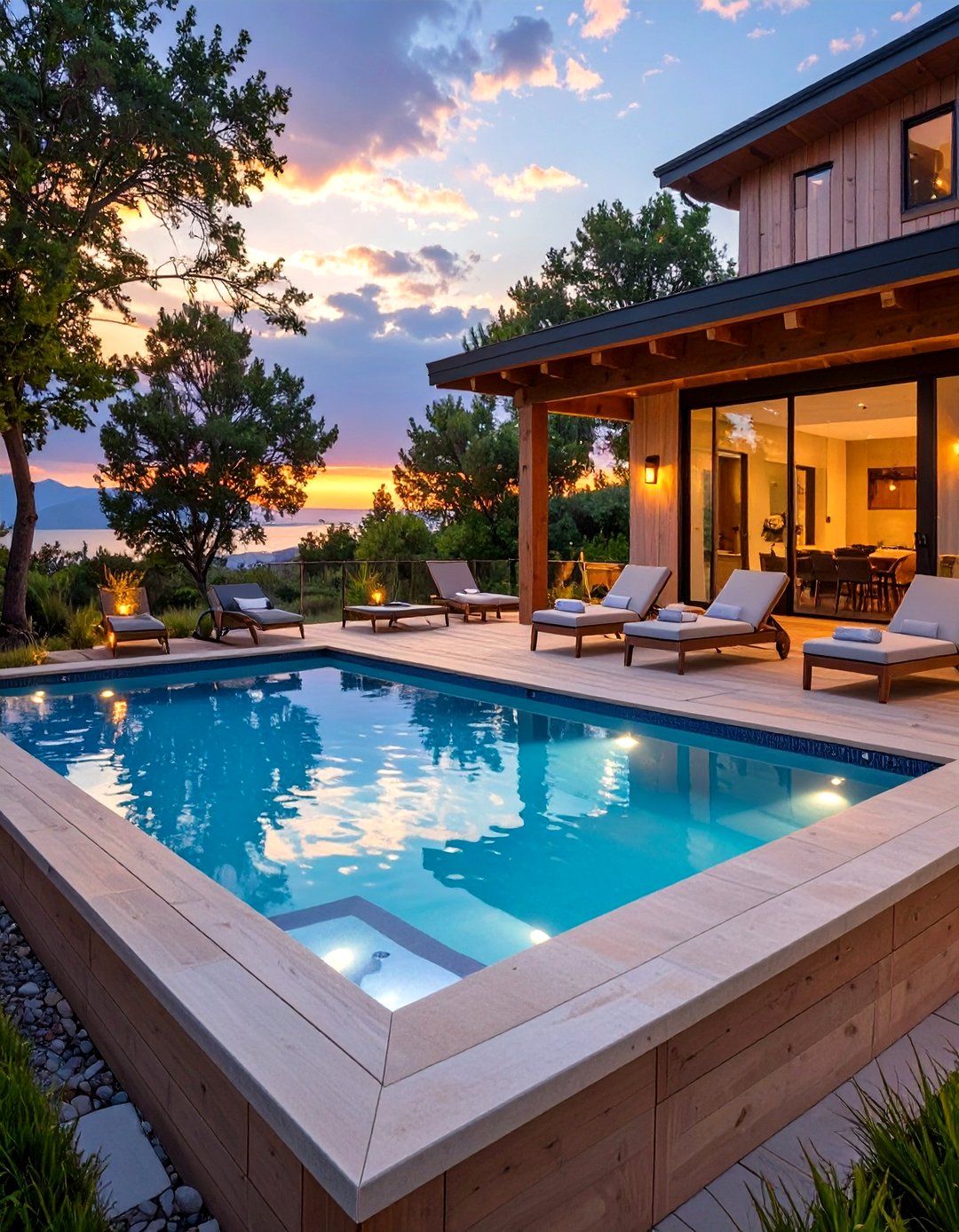 30 Above Ground Swim Spa Landscaping Ideas for You - We Love Home Blog