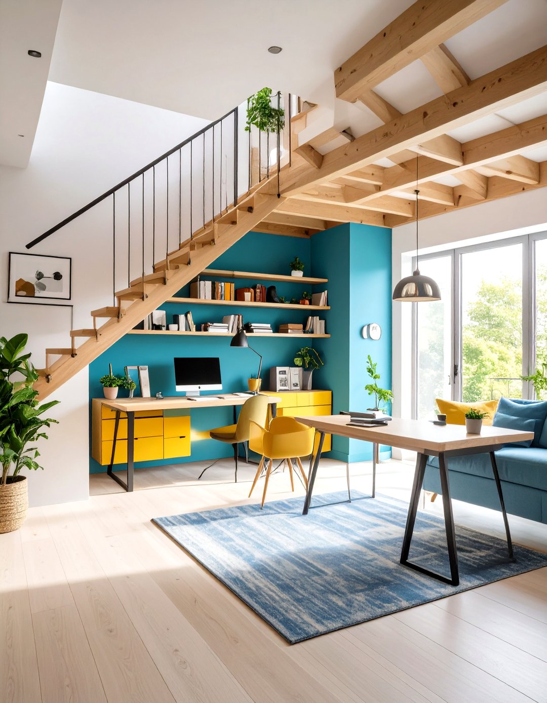 30 Living Room Office Ideas for a Productive Space - We Love Home Blog