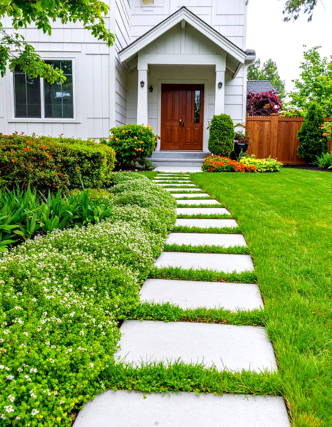 30 Landscape Ideas for Front of House Low Maintenance - We Love Home Blog