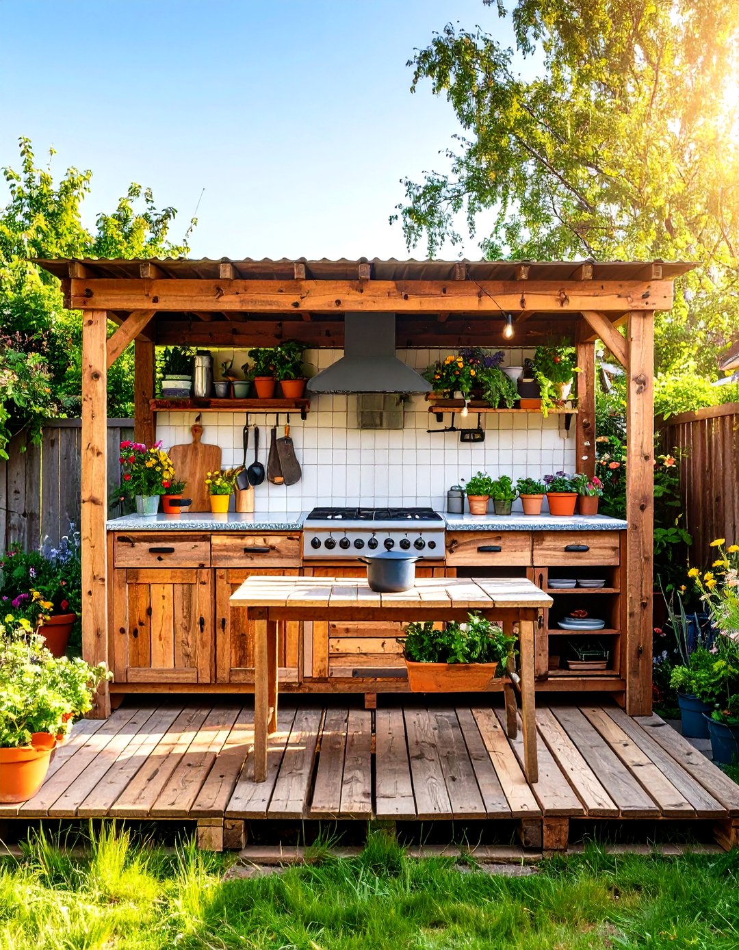 30 DIY Small Outdoor Kitchen Ideas for Any Budget - We Love Home Blog
