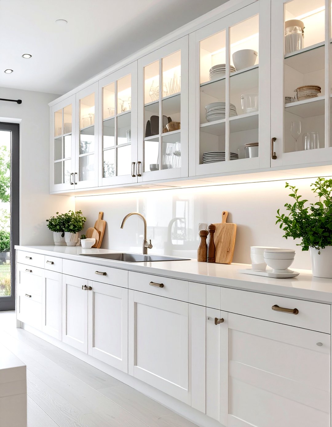 30 Modern All White Kitchen Ideas for Clean Living - We Love Home Blog