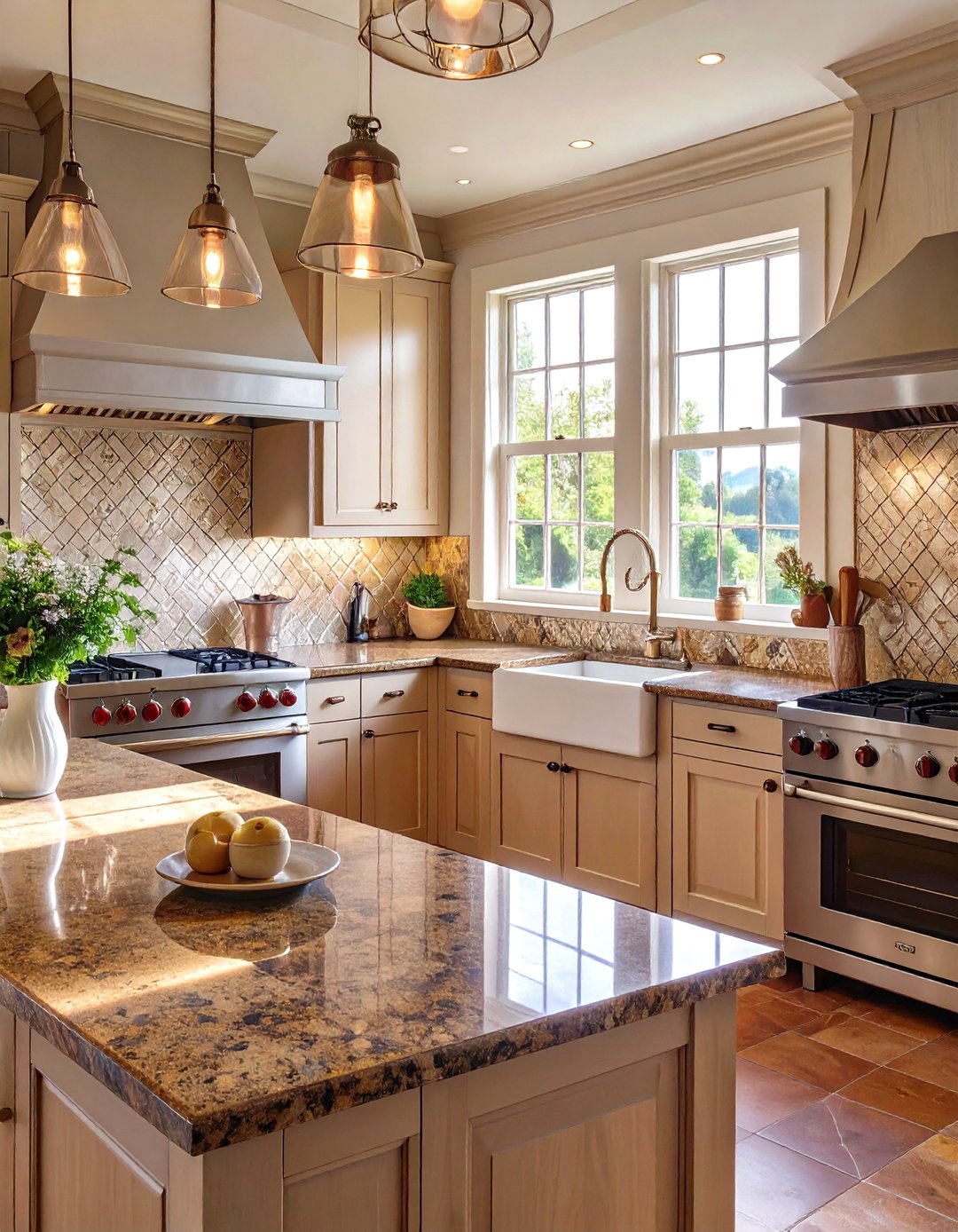 30 Backsplash Ideas for Fantasy Brown Granite Countertops - We Love ...