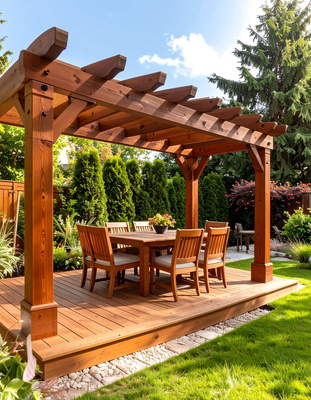 30 Deck Pergola Ideas for Shade and Garden Elegance - We Love Home Blog