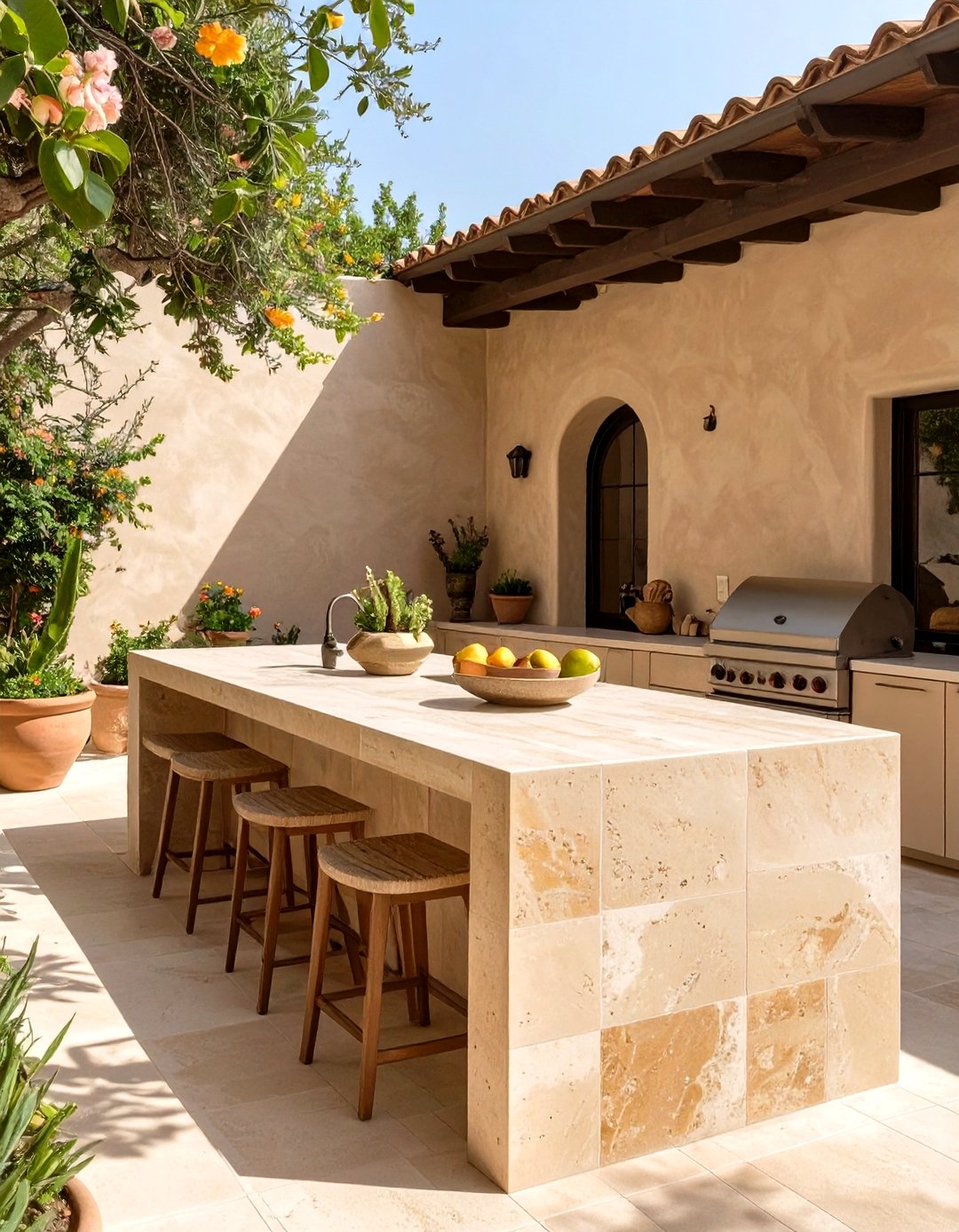 30 Outdoor Kitchen Countertop Ideas for Modern Homes - We Love Home Blog