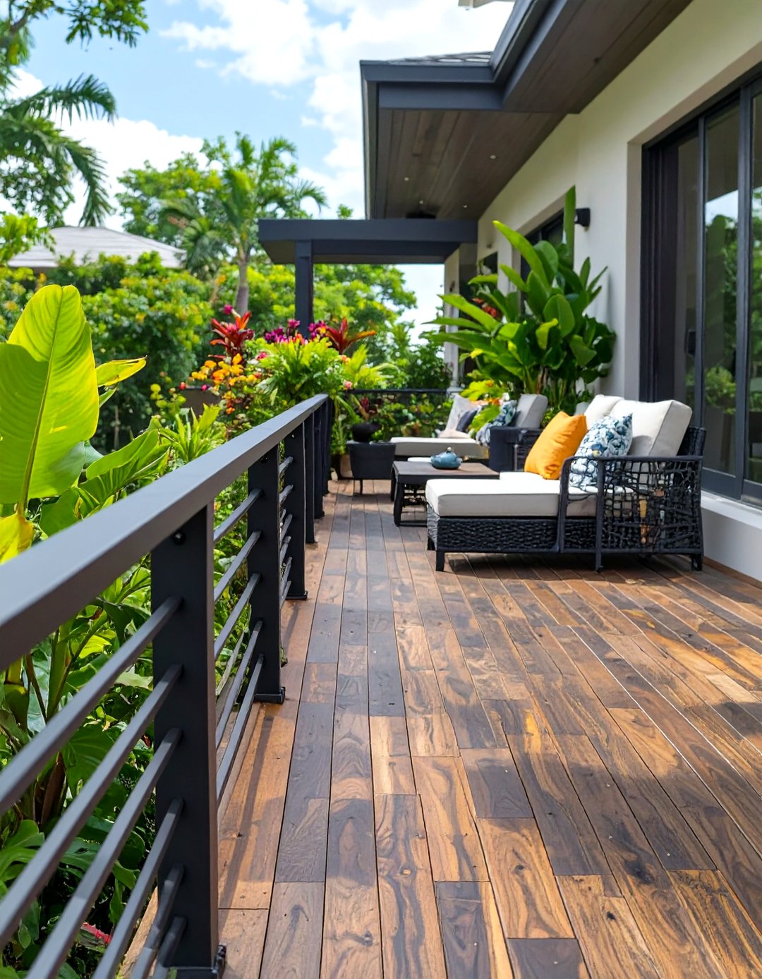 30 Stylish Composite Deck Railing Ideas for Safety - We Love Home Blog