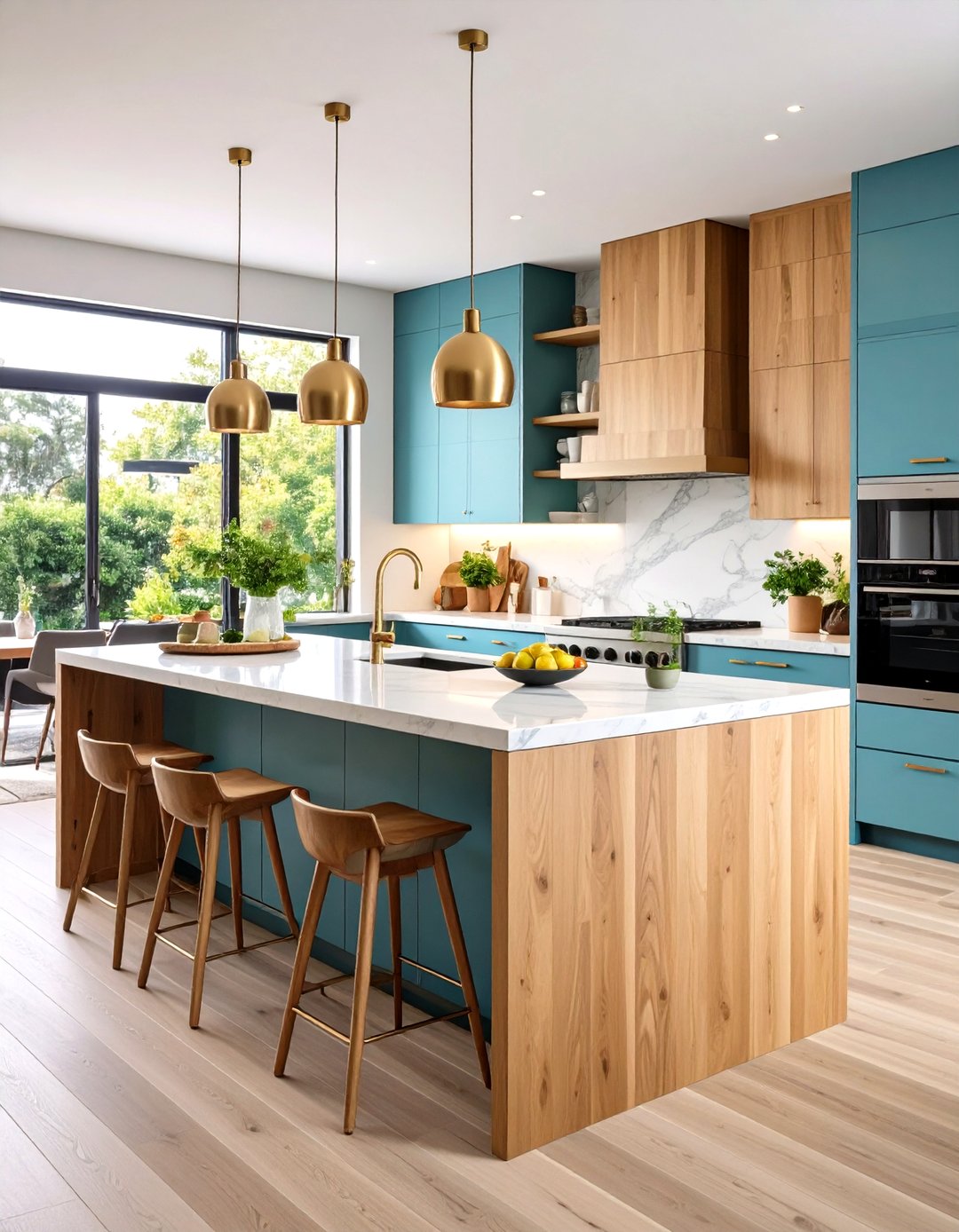 30 Kitchen Layout Ideas with Island for Big Spaces - We Love Home Blog