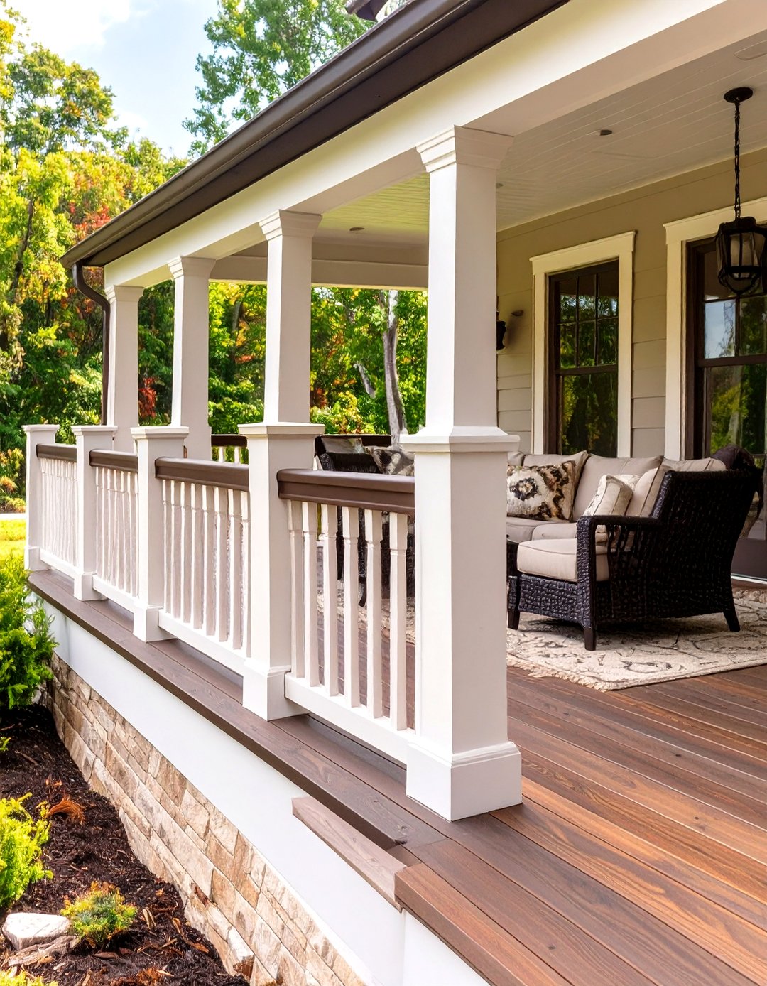 30 Stylish Composite Deck Railing Ideas for Safety - We Love Home Blog