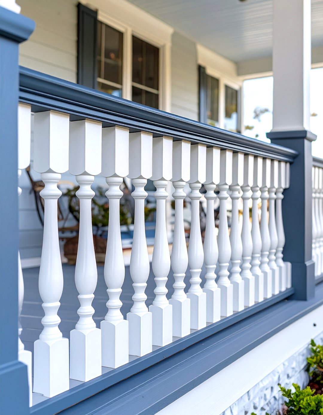 30 Wood Front Porch Railing Ideas for Classic Style - We Love Home Blog