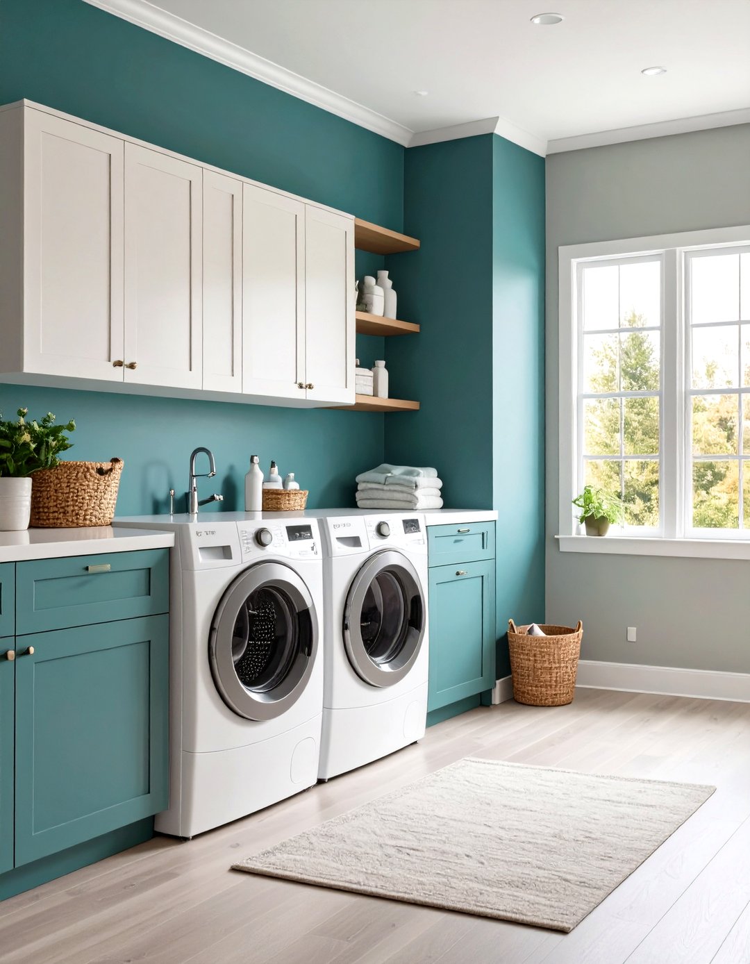30 Laundry Room Paint Ideas to Brighten Your Chores - We Love Home Blog