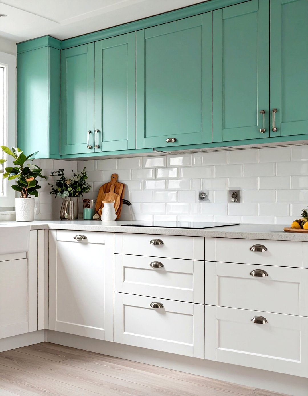 30 Two Tone Painted Kitchen Cabinet Ideas to Try - We Love Home Blog
