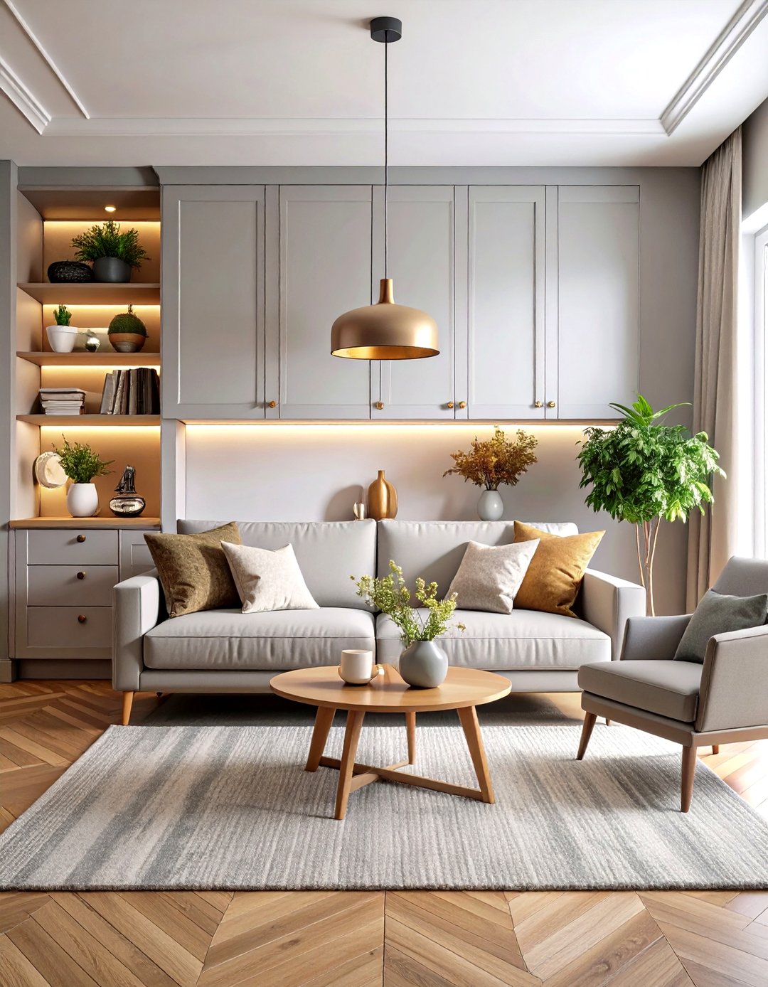 30 Functional Living Room Cabinet Ideas for Extra Storage - We Love ...