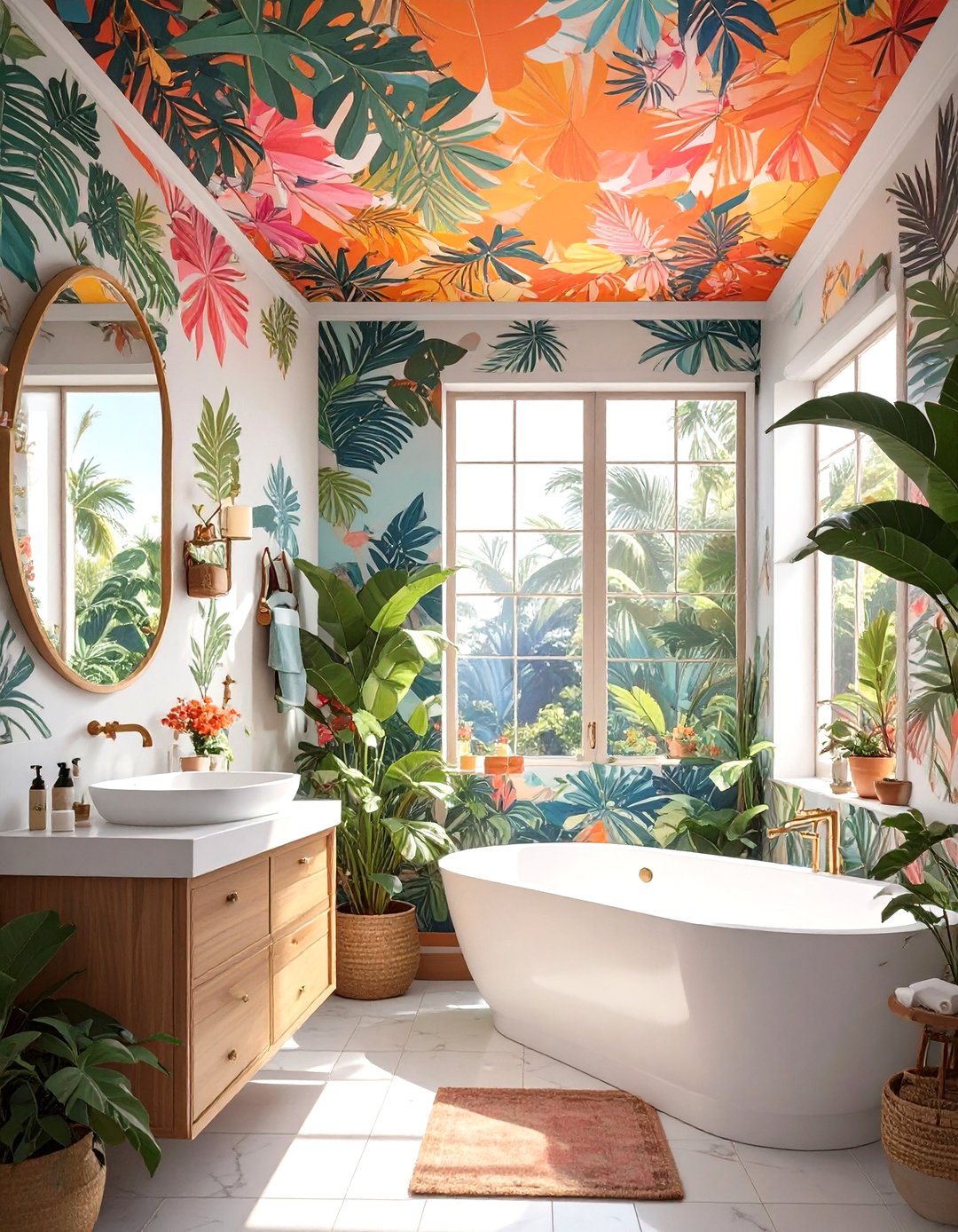 30 Unique Bathroom Ceiling Ideas to Elevate Your Space - We Love Home Blog
