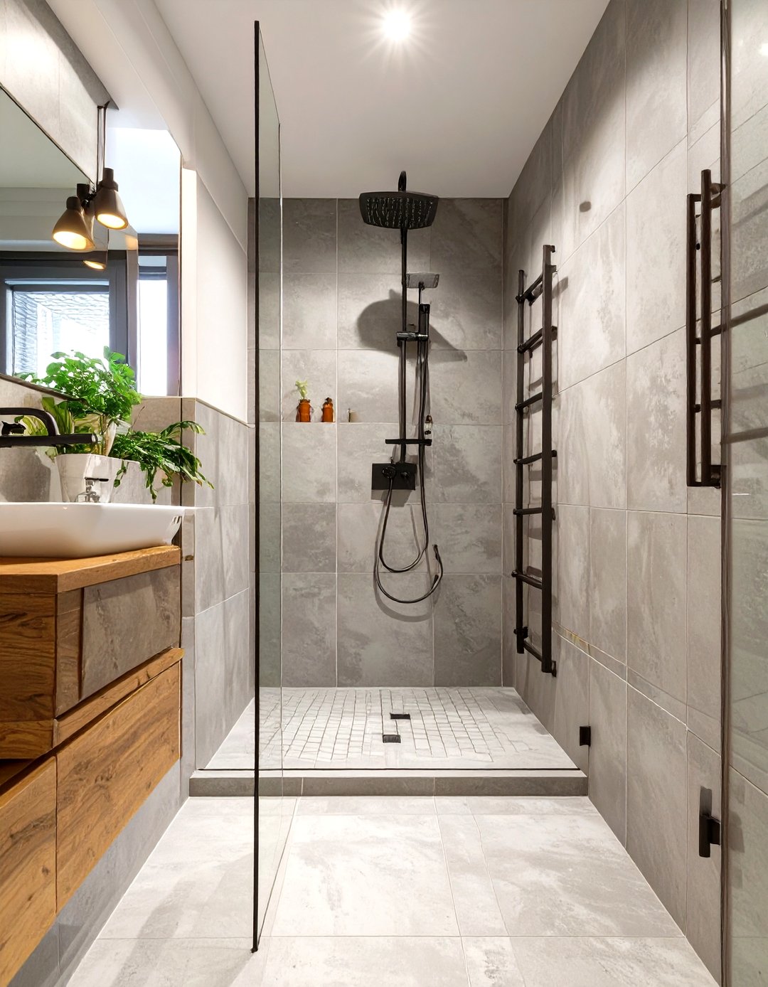 30 Small Doorless Walk In Shower Ideas for Modern Baths - We Love Home Blog