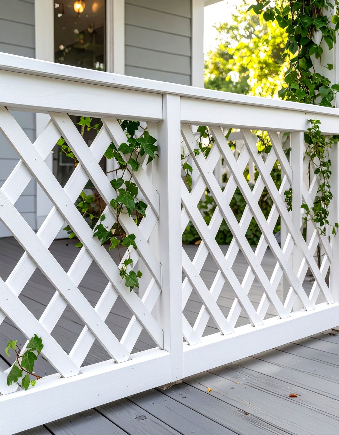 Wood Batten Railing 30 Durable Wood Deck Railing Ideas for Your Backyard - We Love Home Blog
