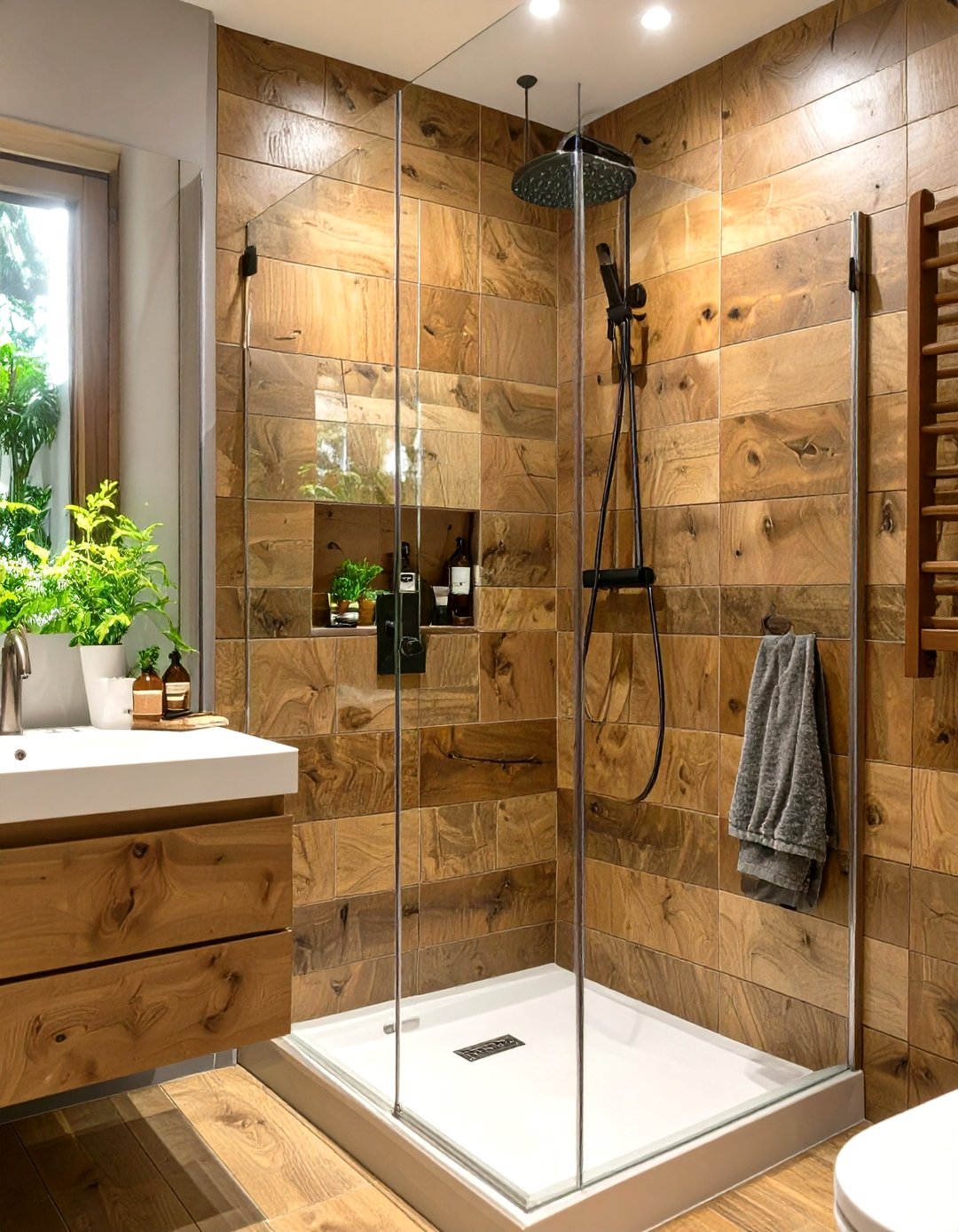 30 Small Doorless Walk In Shower Ideas for Modern Baths - We Love Home Blog