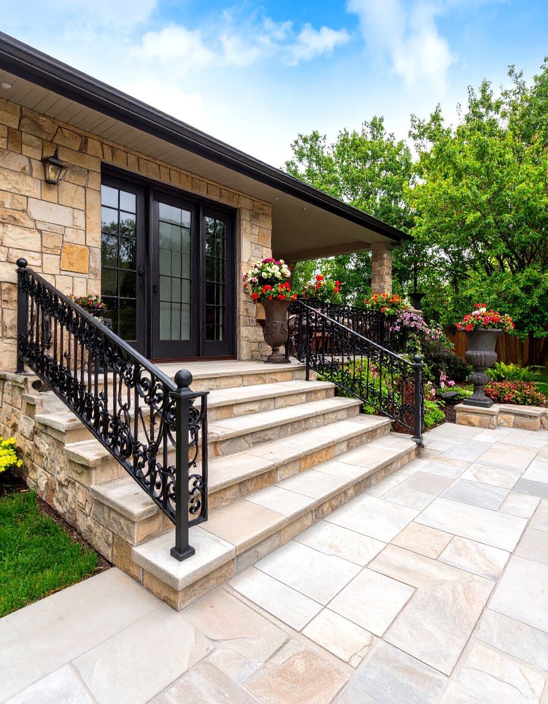 Truss Railing 30 Deck Railing Designs for Safety and Visual Appeal - We Love Home Blog